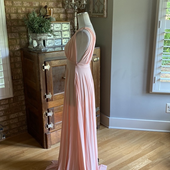 CITY GODDESS PROM EVENING DRESS DR198A LONG FLOWY DRESS NEW SMALL - Picture 6 of 16